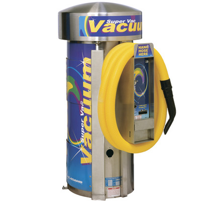 Super Vacuum with Bill Validator, 3 Motors, Large Stainless Steel Dome, 120VAC