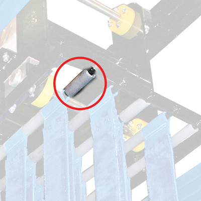 Spacer for SFM202/236 Front-to-Back Moon Mitter, 9in L x 1in I.D. PVC SCH80