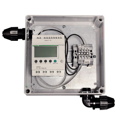 Tire Shine Applicator Control Box with Zelio, 120VAC