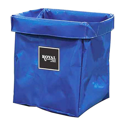 Folding Laundry Cart Bag Only, 150lb Load Capacity, 22in L x 20in W x 35-1/2in H, Blue