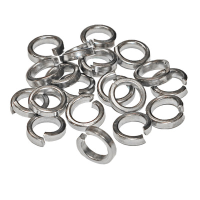 High Collar Lock Washer, 3/8in, 18-8 Stainless Steel