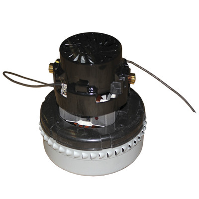 Lamb Vacuum Motor, 120VAC, 1-5/8HP, Peripheral Bypass Discharge, 2 Stage, Ametek 119414-00