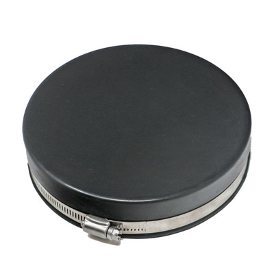 Vacuum Tank Rubber Cap, 6in Dia.