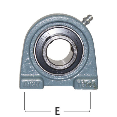 Tapped Base Pillow Block Bearing, 2-Bolt, 1-1/4in Shaft Dia. AMI UCP207-20NPMZ2