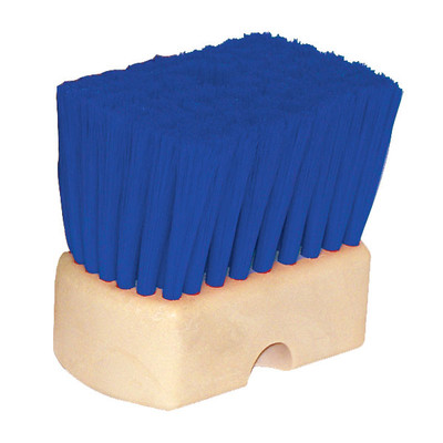 Tire and Wheel Brush, 5in Trim, Blue Nylon Bristles, Erie Brush 475200