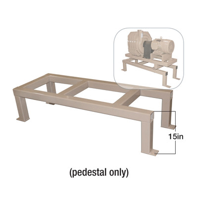 Universal Vacuum Lift Stand Riser, 15in Off Ground, Welded and Painted