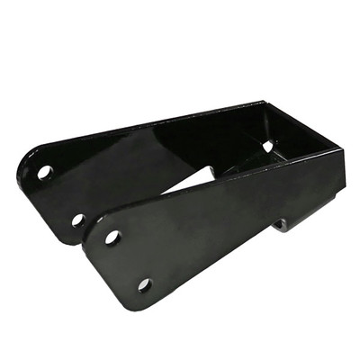 TBG300, Bumper Bracket Short, Driver Side, Powder Coated, Black