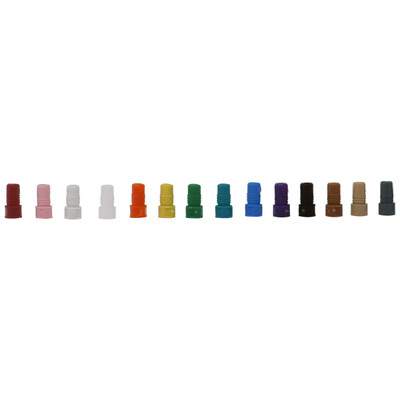 Metering Tip Kit Push-In Style for 3/8in Hose O.D. 14 Colored Tips from 4:1 to 240:1, Hydro 690014
