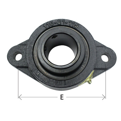 Flange Bearing, 2-Bolt, 1-15/16in Shaft Dia. Moline, Timken