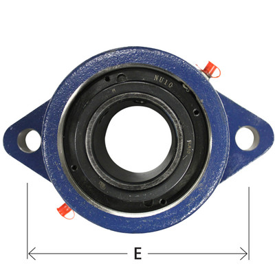 Flange Bearing, 2-Bolt, 1-15/16in Shaft Dia. Timken