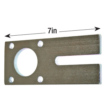 Torque Plate, 4-Bolt, 7in L, Hydraulic