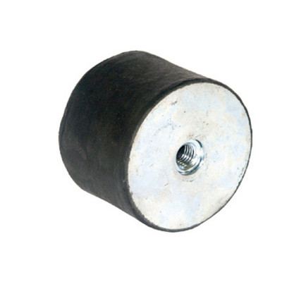 Rubber Stop for 1/2-13in Rod Thread Bolt, 3in O.D. x 2.25in L