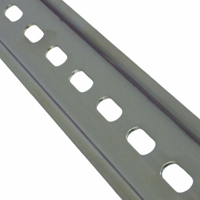 Din Rail, 35mm Wide x 10mm High x 4in L, Extruded Aluminum, Pantron MIV10