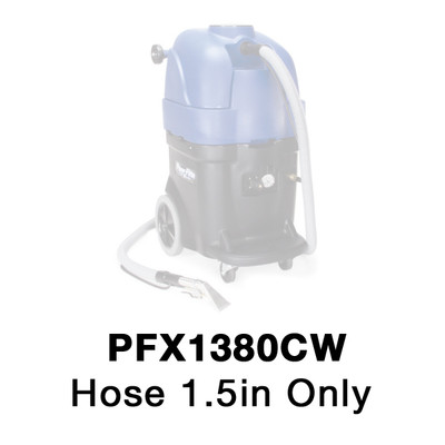 Hose, 1-1/2in Wire-Reinforced, Black