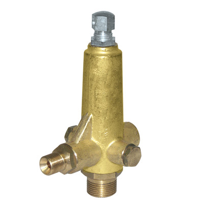 Flow Sensitive Unloader, 3/8in BSP-M Inlet, 3/8in BSP-F Outlet, 3/4in BSP-M/F Bypass, 3GPM, 3000PSI, 165°F, General Pump ZK50