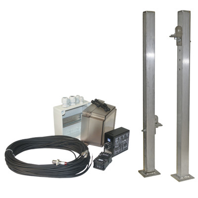 ES100 Complete Photo Eye Entrance System with Stands, 24VAC, 49ft Cable L, 11-Pin Socket