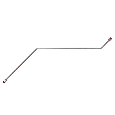 Hydraulic Bent Tubing, 1/2in JIC x 70-1/2in L, Passenger Side, 304 Stainless Steel