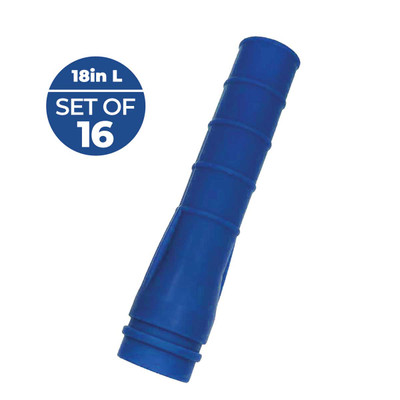 Mammoth Dryer Trunks, 18in L, Set of 16, Blue