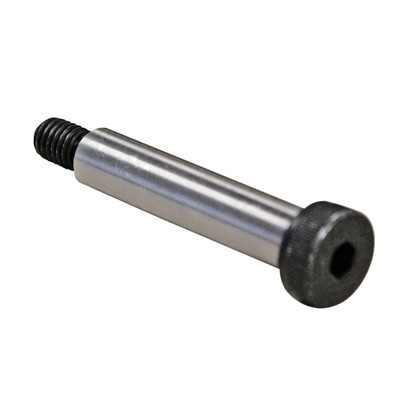 Shoulder Bolt, 2-1/4in L x 1/2in Dia. x 3/8-16 Thread, White
