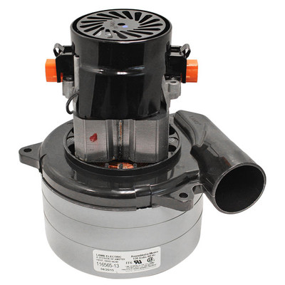 Lamb Vacuum Motor, 120VAC, 2-4/5HP, Tangential Bypass Discharge, 3 Stage, Ametek 116565-13
