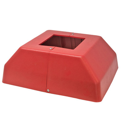 Vacuum Post Foot Cover Set with Hardware, Red