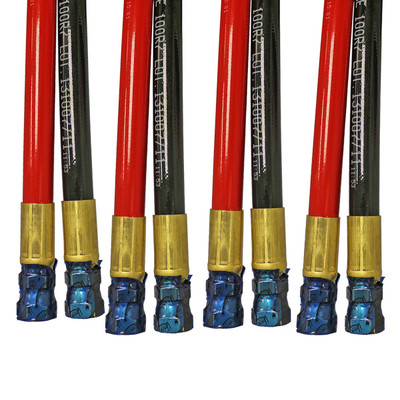 Wrap Exit Double Jog Arm Hydraulic Hose Kit, Set of 8, Flex-Flo