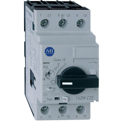 Motor Overload Protector, 2.5- 4.0Amps Range, 24VAC Coil, 140M-C2E-B40