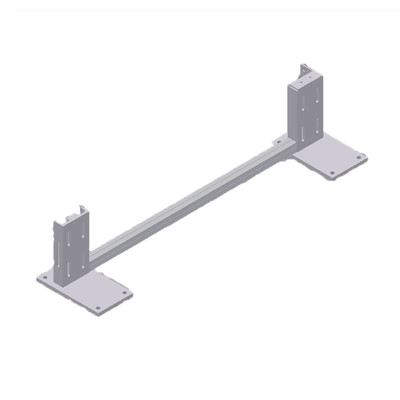 Tire Brush Floor Mount Base, Aluminum, Driver Side