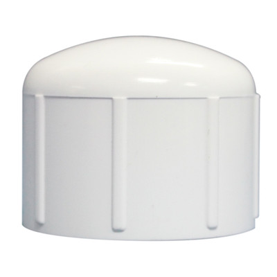 Threaded Female Cap, 1in FPT, PVC SCH40, White