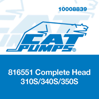 Pump Replacement Head for 310S/40S/50S Pumps, Cat Pumps 816551