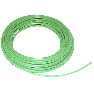 Tubing, 3/8in O.D. x 1/4in I.D. 100PSI, 100ft L, Polyethylene, Green