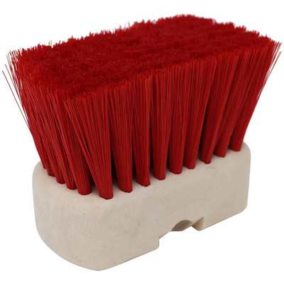 Wheel Brush, 5in Trim, Red Nylon Bristles, Universal Brush UB1104