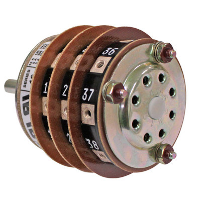Rotary Switch, 3-Stack, 8-Position, Shallco
