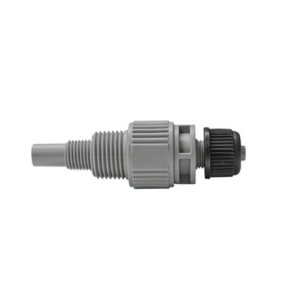 Injection Check Valve for Chem-Feed for 3/8in O.D. Tubing, FKM/Aflas Seal, Polypropylene Body