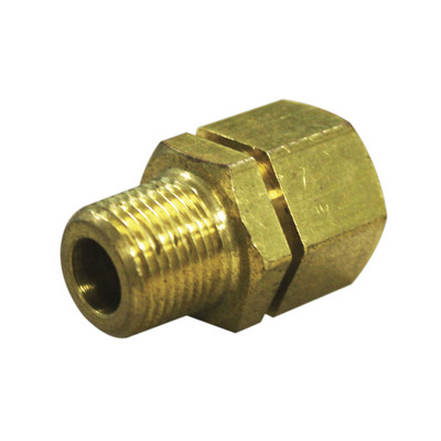 Break-Away Fitting, 3/8in MPT x 3/8in FPT, Brass, J.E. Adams 5069