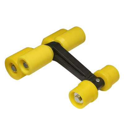 Roller Assembly, Mid 6-Wheel #4 Idler Wheels with Spacers for Sonnys Over-Under Conveyor