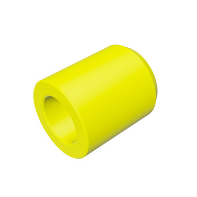 UHMW Roller Wheel, 3-1/4in Dia. x 4in Poly