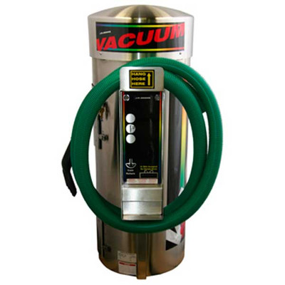 Super Vacuum with Bill Validator, 2 Motors, Small Stainless Steel Dome, 120VAC