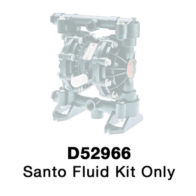 Fluid Kit for Graco Husky 515 and 716 Model Pumps, Polypropylene/Santoprene, D52-966