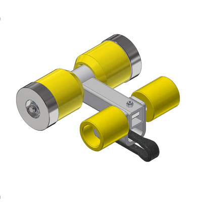 Roller Assembly, 4-Wheel, #3 Idler Wheels with X458 Carrier Links for Econocraft