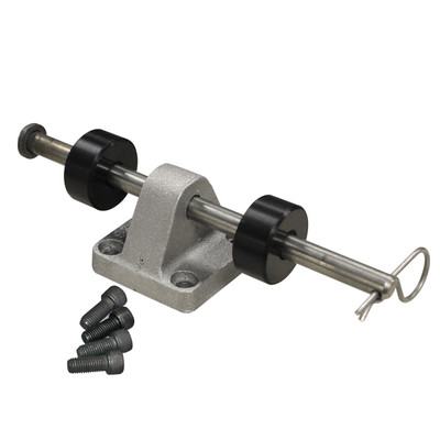 Male Clevis Single Eye with 3/8in Hole and 6-3/4in L Pin with Hardware for Sonnys Wrap-Around