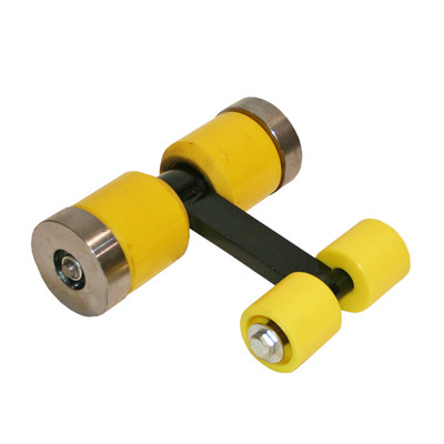 Roller Assembly, 4-Wheel #1 Idler Wheels RCV Steel Wheel Flat Bar for Hanna