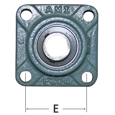 Flange Bearing, 4-Bolt, 1-1/2in Shaft Dia. Normal Duty