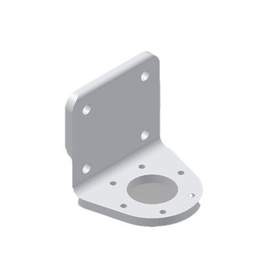 TBG300, Bumper Bracket Short, Passenger Side, Powder Coated, Black