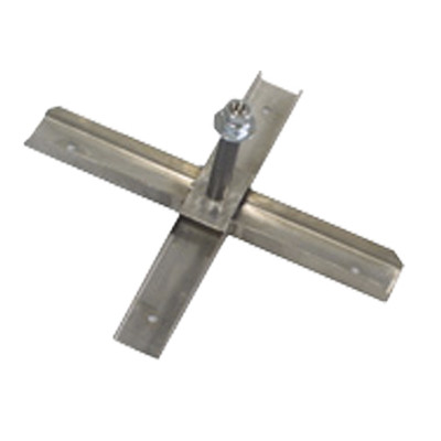 Spider Mounted Base Ceiling Mounted Base Bracket for 16in on center rafters, Stainless Steel, Dralco D362-SUB-SS