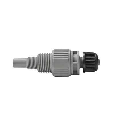 Injection Check Valve for Chem-Feed for 1/4in O.D. Tubing, FKM/Aflas Seal, Polypropylene Body