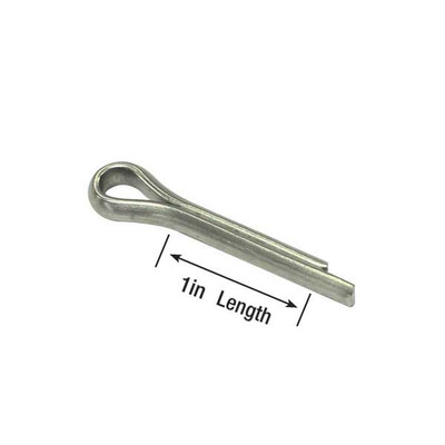 Cotter Pin for SC78 Chain, 5/32in Dia. x 1in L, Stainless Steel, 15R100PCOS, Pack of 100