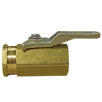Ball Valve, One-Way, 3/8in Female x 3/8in Female, Brass, Specialty, 2740090
