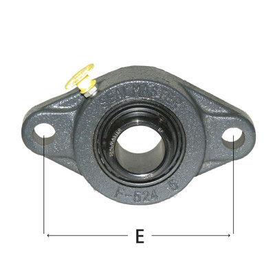 Flange Bearing, 2-Bolt, 1-15/16 Shaft Dia. SealMaster SM-SFT-31C