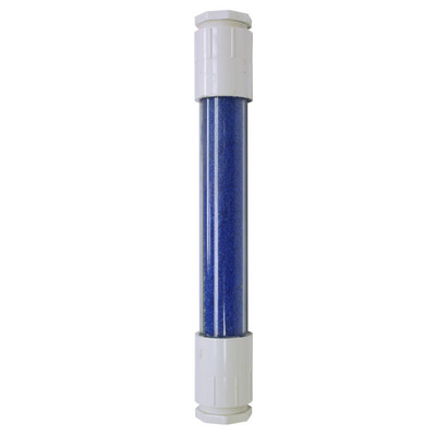 Foam Chamber Tube for K-Nozzle Manifold, 1-1/4in Clear Pipe, 1/2in FPT Inlet x 1-1/4in FPT Outlet, PVC SCH40